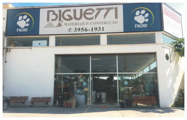 Fachada da Loja 2 Biguetti no Jardim Esperança