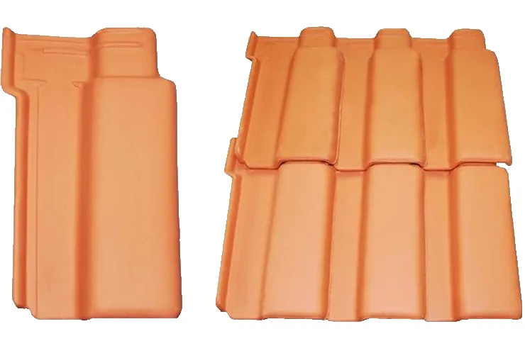 Telhas cerâmicas vermelhas modelo romana
